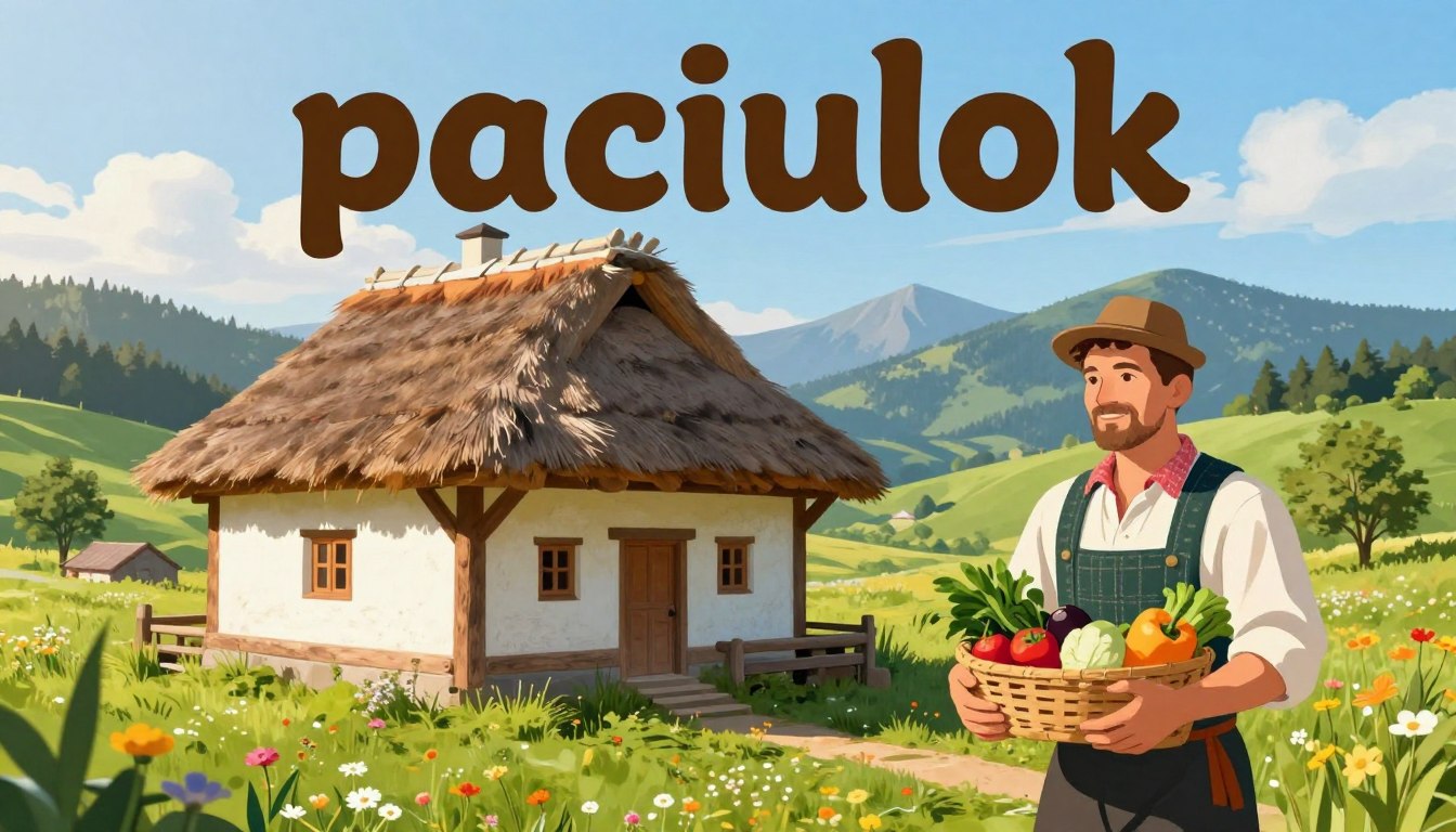 Co znaczy paciulok po śląsku?